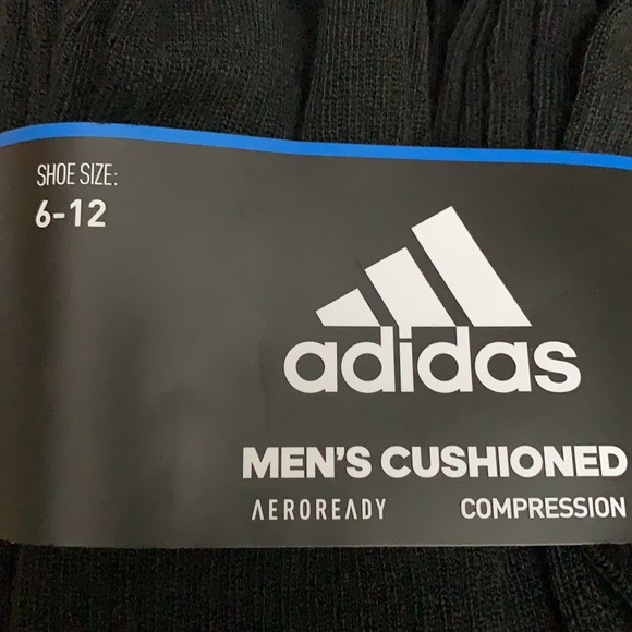 6 pairs socks set Adidas Men’s Cushioned Crew - Picture 12 of 15